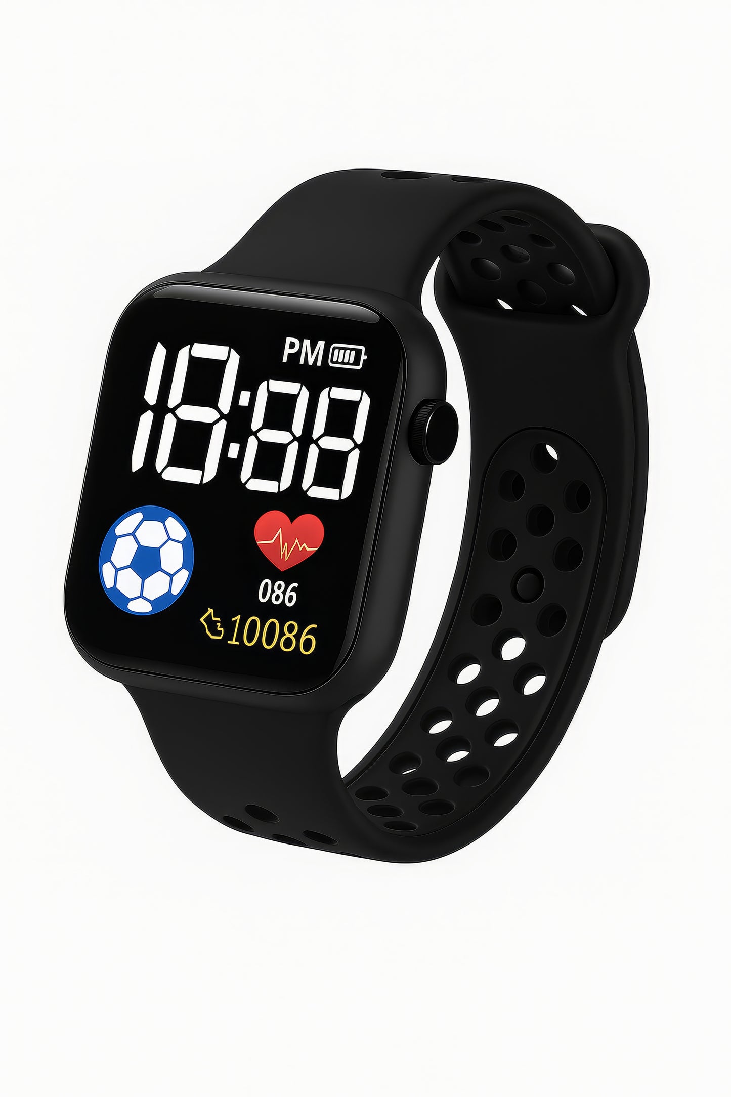 Montre Digitale LED Enfant – Sport & Étanche, Bracelet Silicone