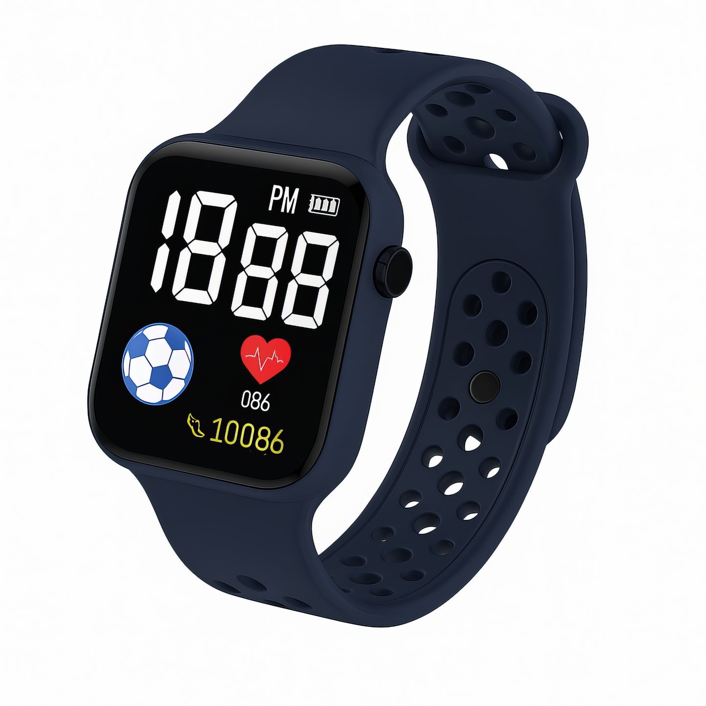 Montre Digitale LED Enfant – Sport & Étanche, Bracelet Silicone