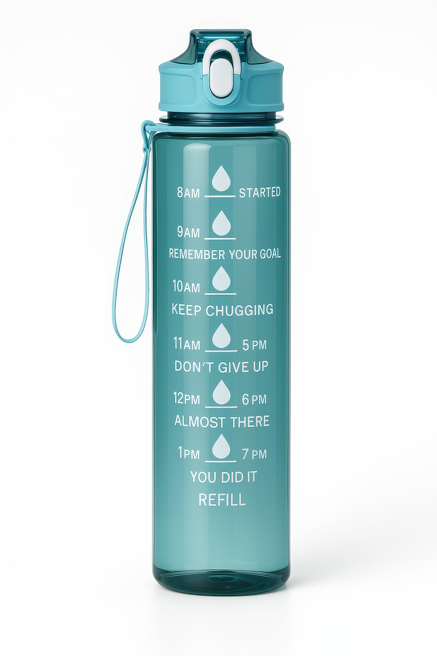 Bouteille Sport 800 ml – Étanche & Graduée (5 couleurs)