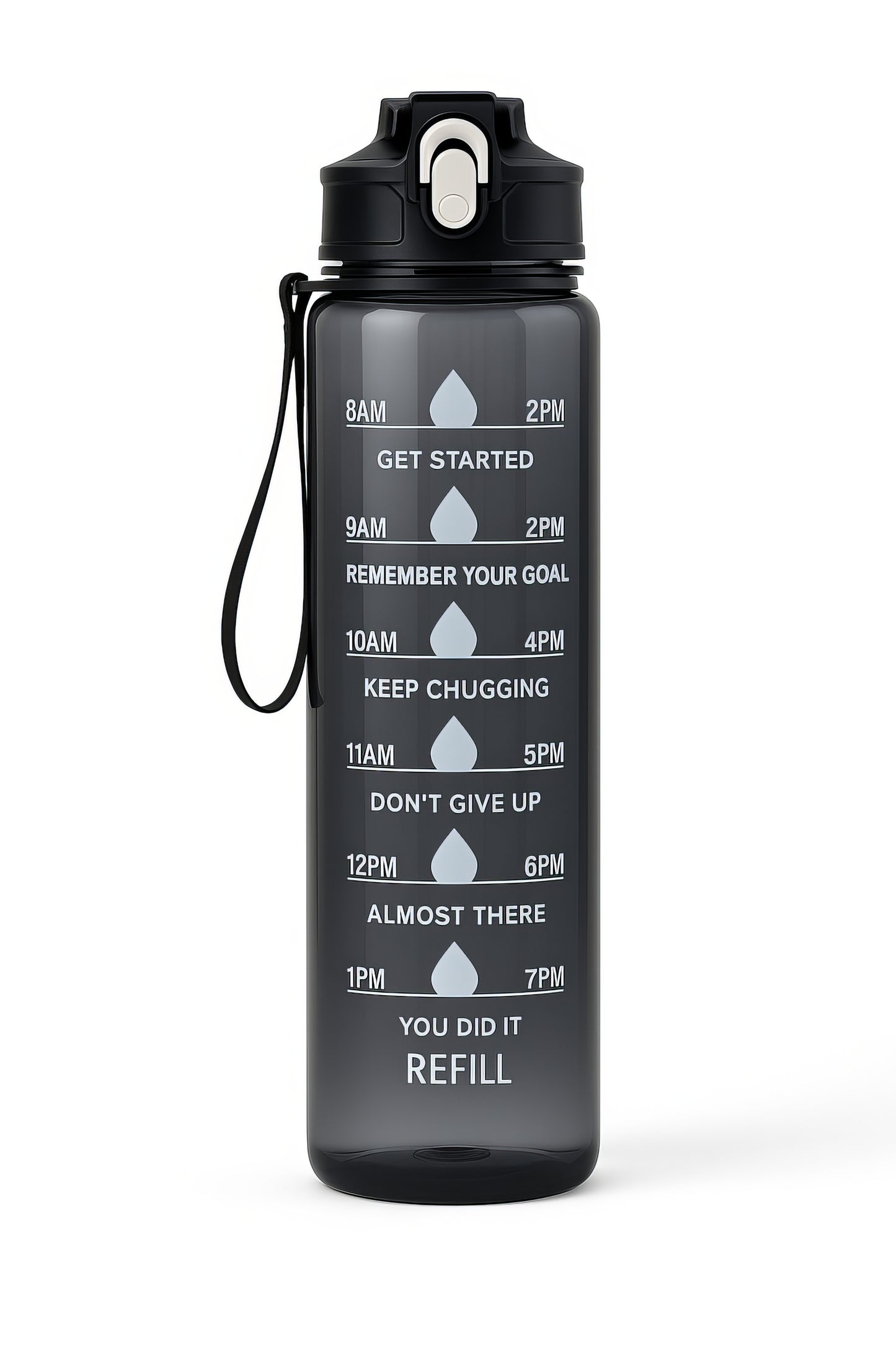 Bouteille Sport 800 ml – Étanche & Graduée (5 couleurs)