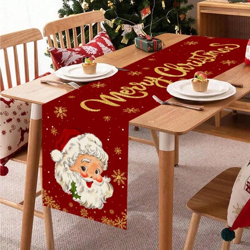 Chemin de Table de Noël 2025 – Polyester 35×180 cm