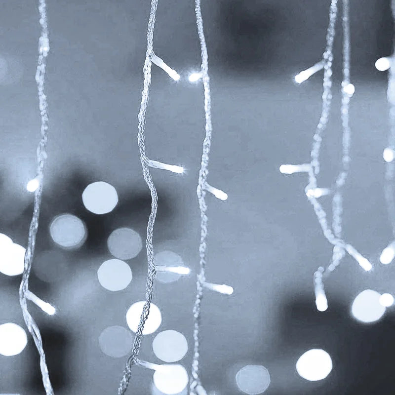 Guirlande Lumineuse Rideau LED – 5M, 8 Modes, Intérieur & Extérieur | Déco Noël, Mariage & Fêtes