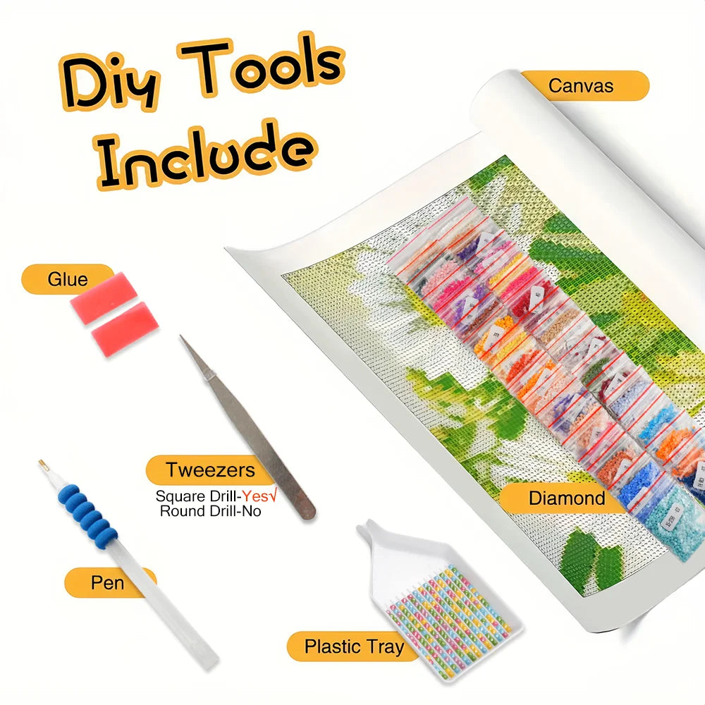Diamond Painting Jésus - Kit Complet Full Drill (Carré ou Rond)