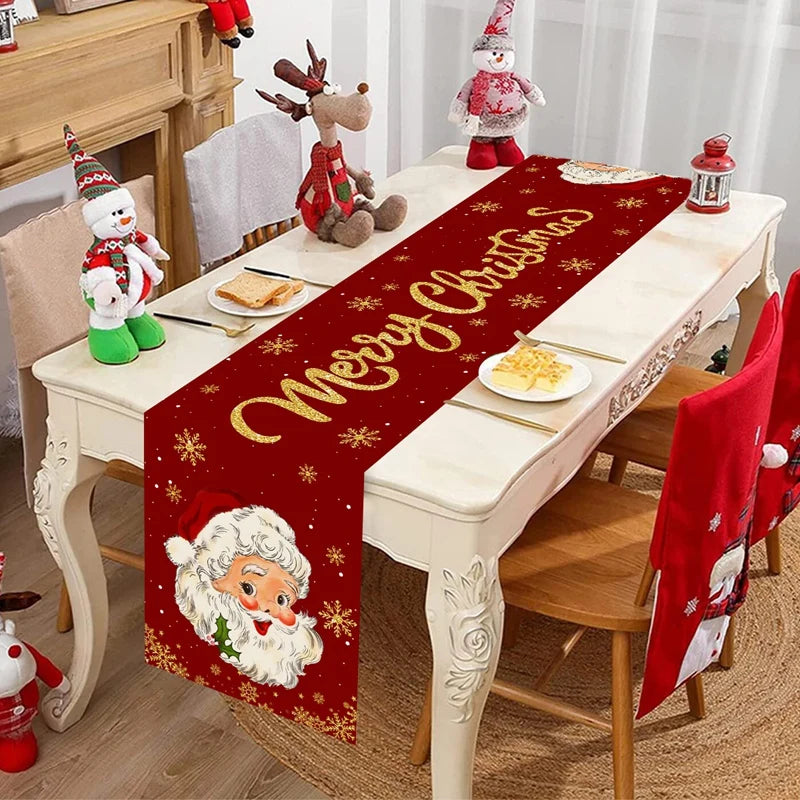 Chemin de Table de Noël 2025 – Polyester 35×180 cm