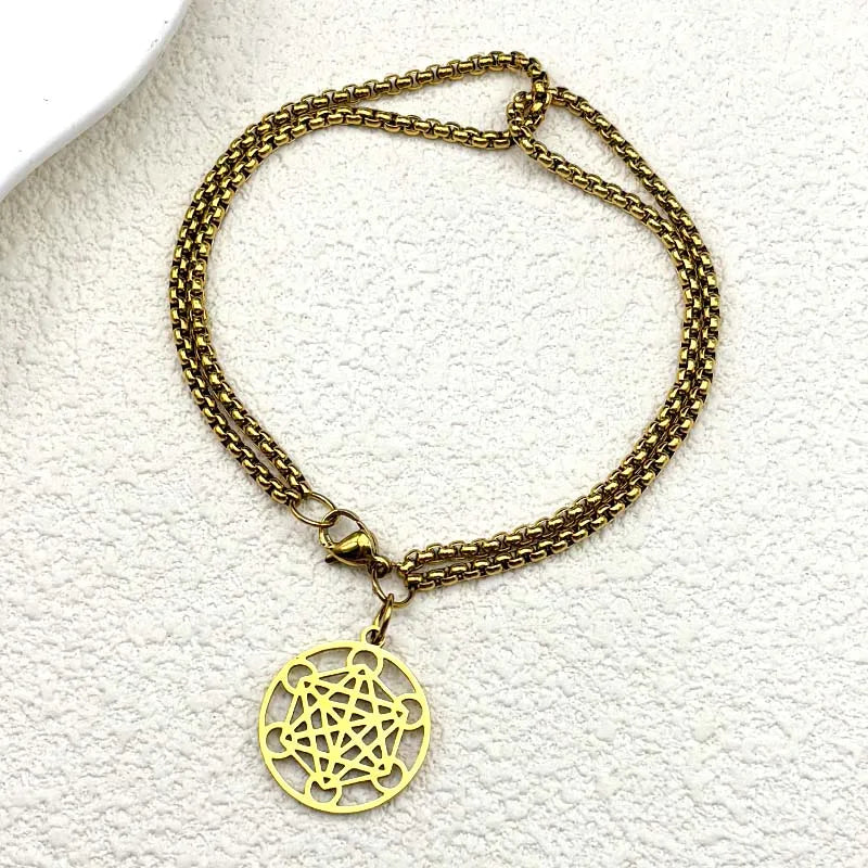Bracelet 7 chakras en acier inoxydable – Bijou spirituel unisexe