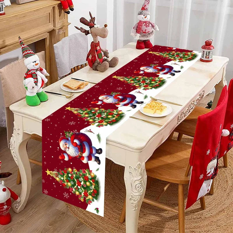 Chemin de Table de Noël 2025 – Polyester 35×180 cm