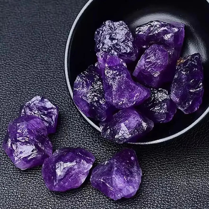 Pierre brute d’Améthyste naturelle – Cristal violet Reiki, énergie & décoration spirituelle