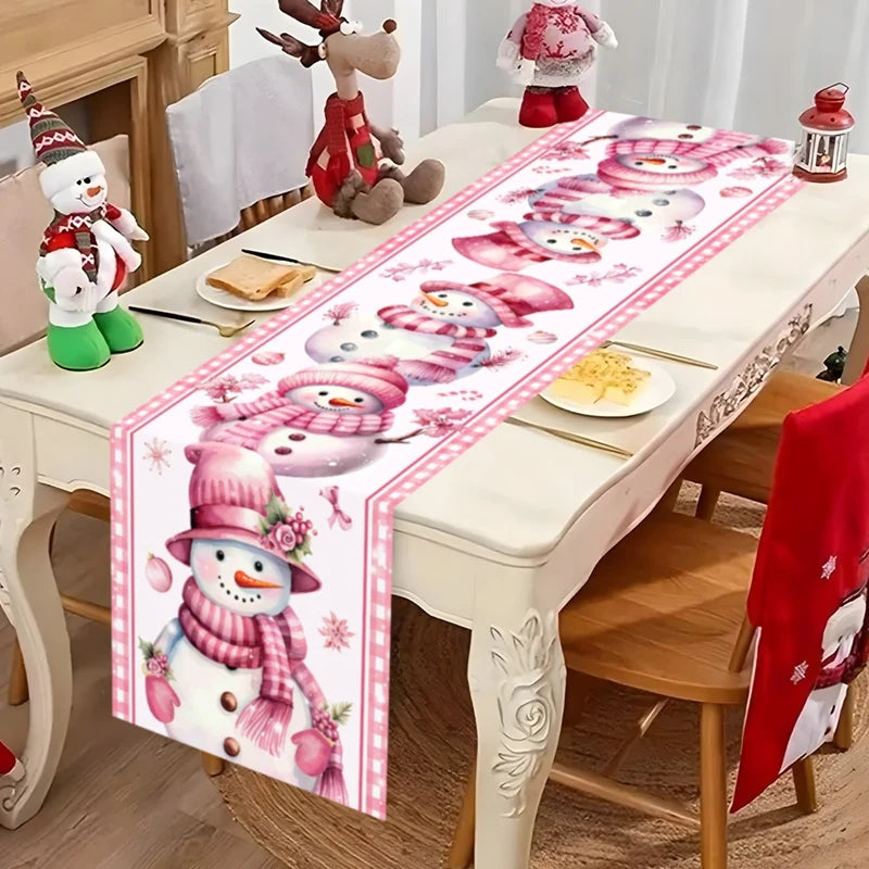 Chemin de Table de Noël 2025 – Polyester 35×180 cm