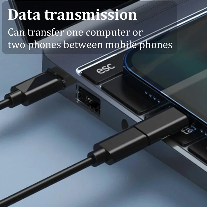Kit Adaptateur Multi-USB & Type-C 65W – Câble de Charge Rapide + Convertisseurs iOS/Android + Support Téléphone