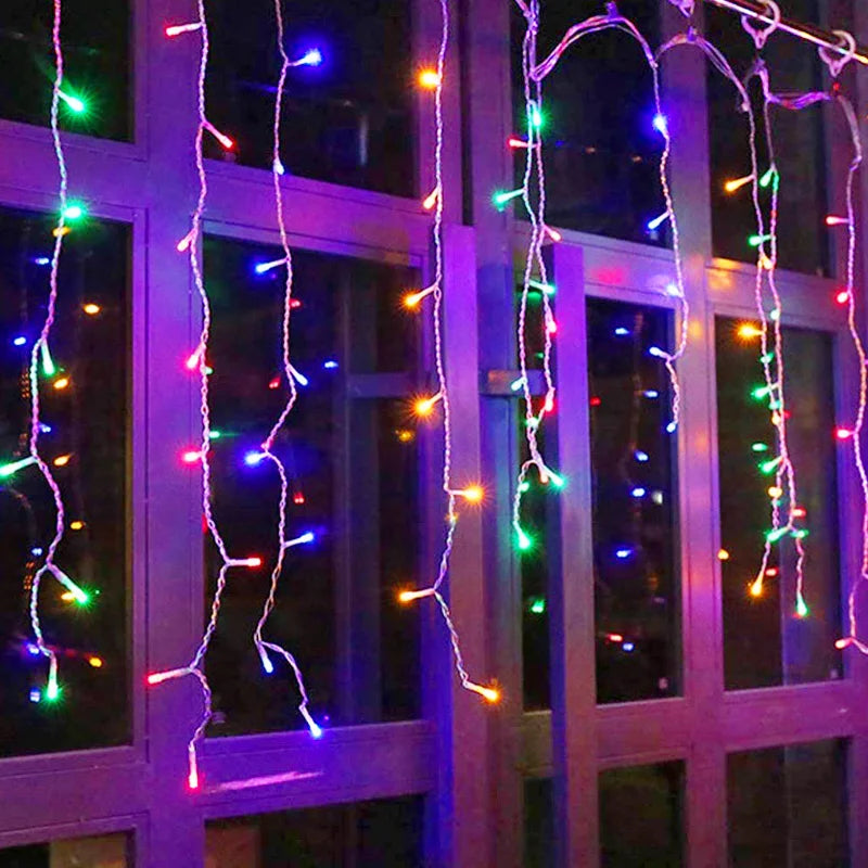 Guirlande Lumineuse Rideau LED – 5M, 8 Modes, Intérieur & Extérieur | Déco Noël, Mariage & Fêtes