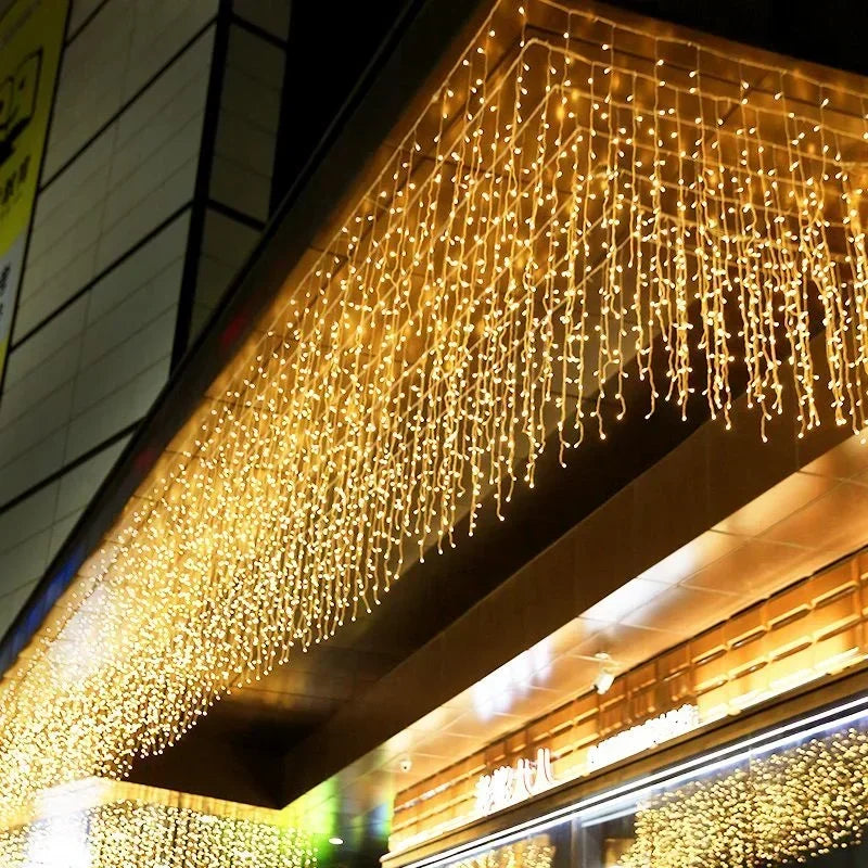 Guirlande Lumineuse Rideau LED – 5M, 8 Modes, Intérieur & Extérieur | Déco Noël, Mariage & Fêtes