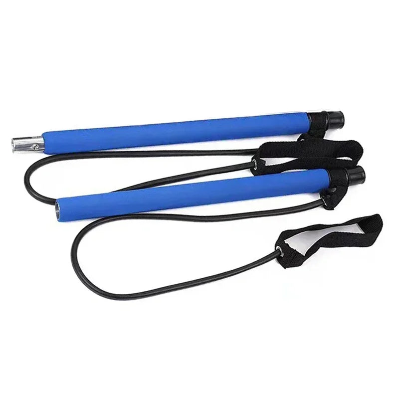 Kit Pilates Portable avec Barre & Bandes de Résistance – Yoga, Fitness, Musculation & Stretching