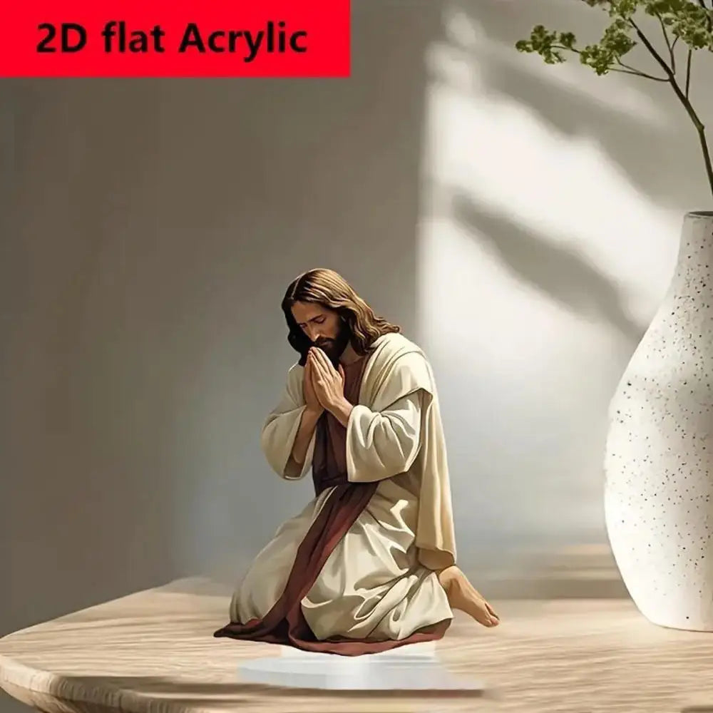 Décoration Naissance de Jésus – Centre de Table Acrylique 2D Brillant