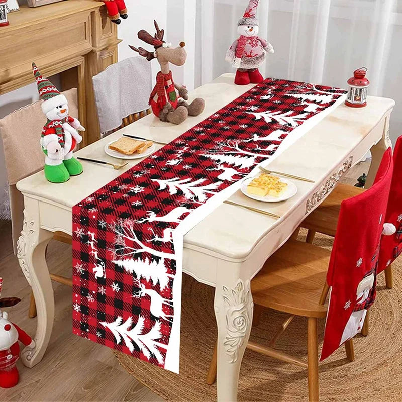 Chemin de Table de Noël 2025 – Polyester 35×180 cm
