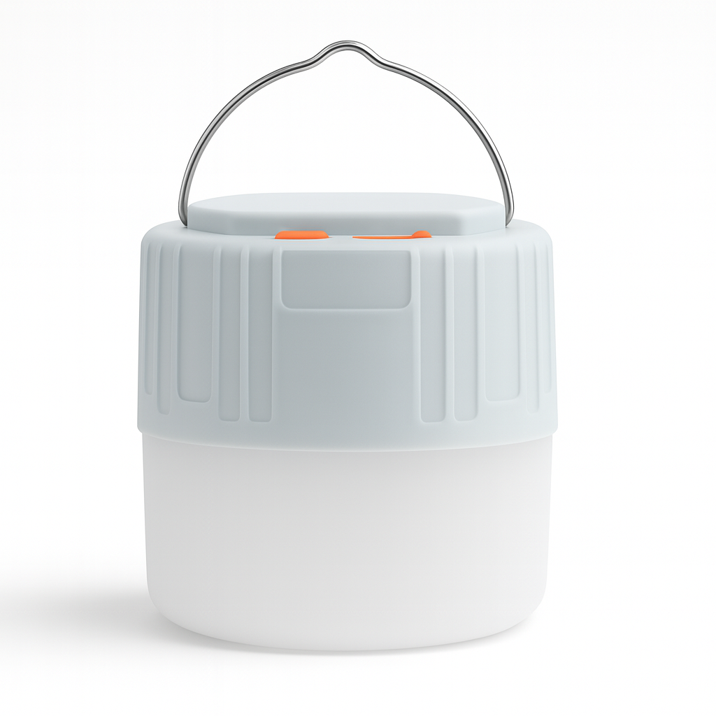 Lampe de Camping LED Rechargeable – Solaire & USB, Waterproof IPX6 avec Power Bank