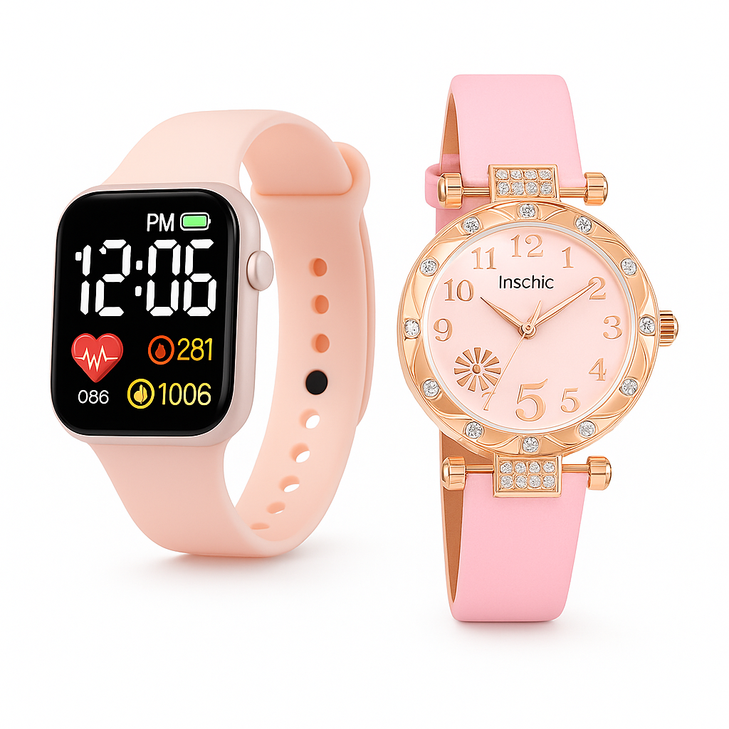 Montre LED Enfant Cartoon – Bracelet Tactile et Coloré