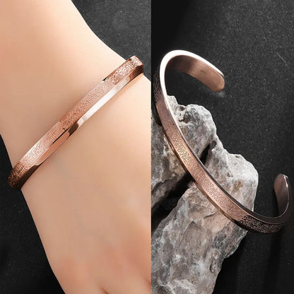 Ayat al-Kursi Armreif aus Edelstahl – Unisex Islamischer Schmuck