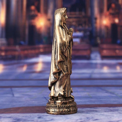 Statue religieuse Notre-Dame de Lourdes – figurine décorative en résine