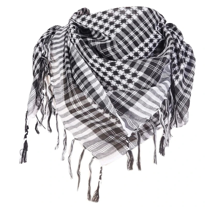 Arabischer taktischer Wüstenschal – Unisex-Keffiyeh für Outdoor