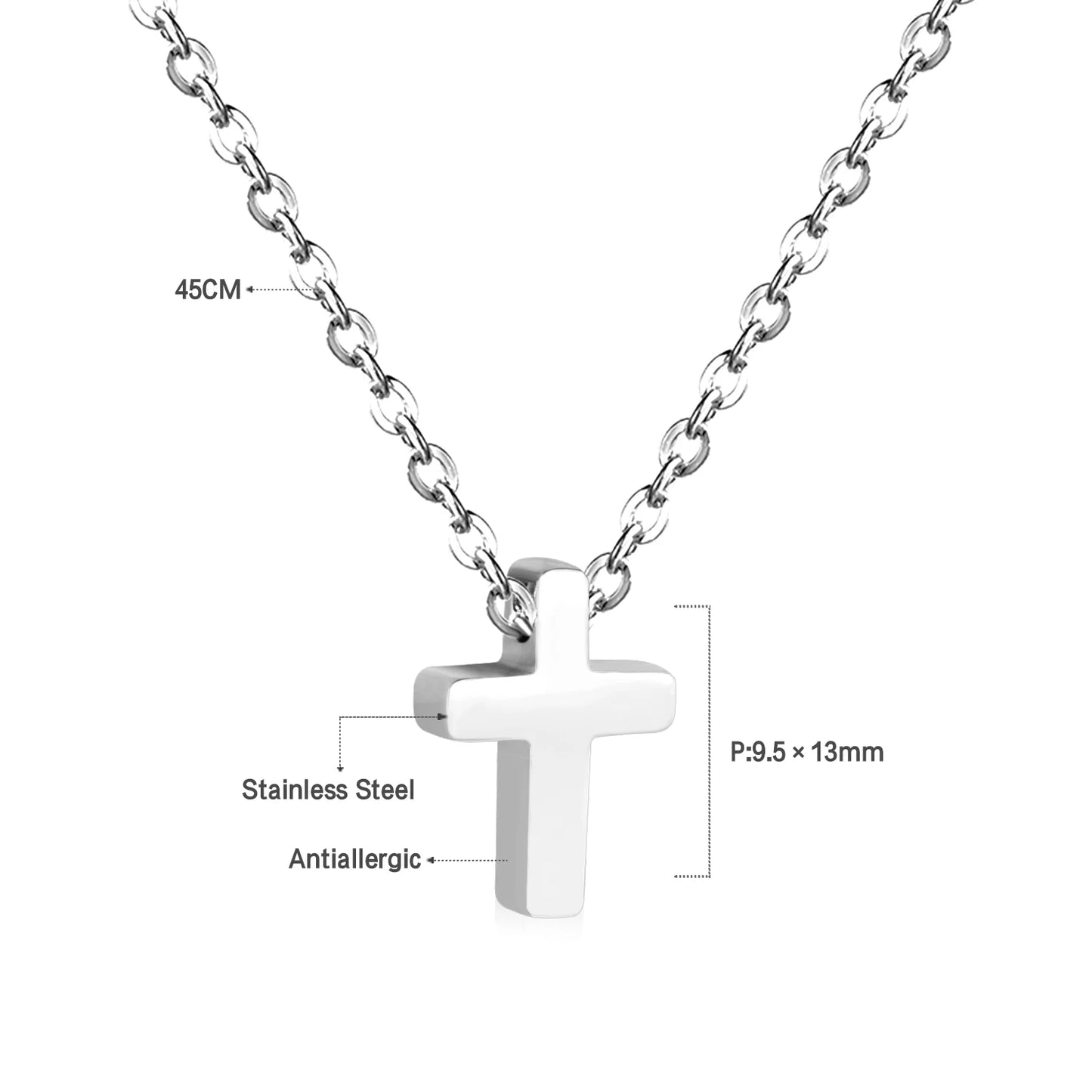 Collier Rosaire Catholique Doré en Acier Inoxydable – Pendentif Croix de Prière