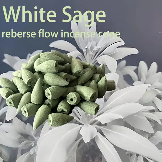 Cônes d’encens à la sauge blanche – parfum longue durée pour purification et méditation