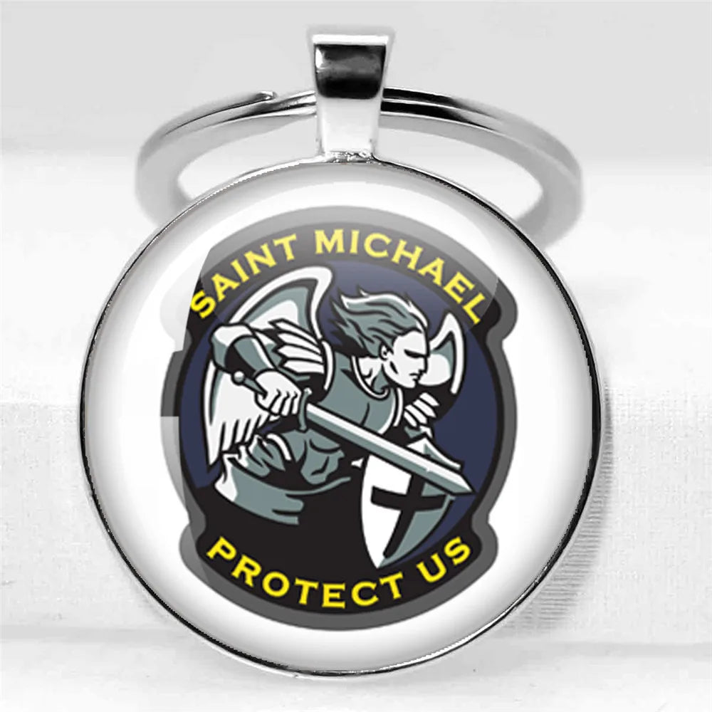 Porte-clés Archange Saint Michel / Protection Chrétienne