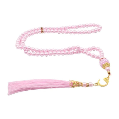 Tasbih 99 Perles Imitation Perle – Bracelet de Prière Musulman