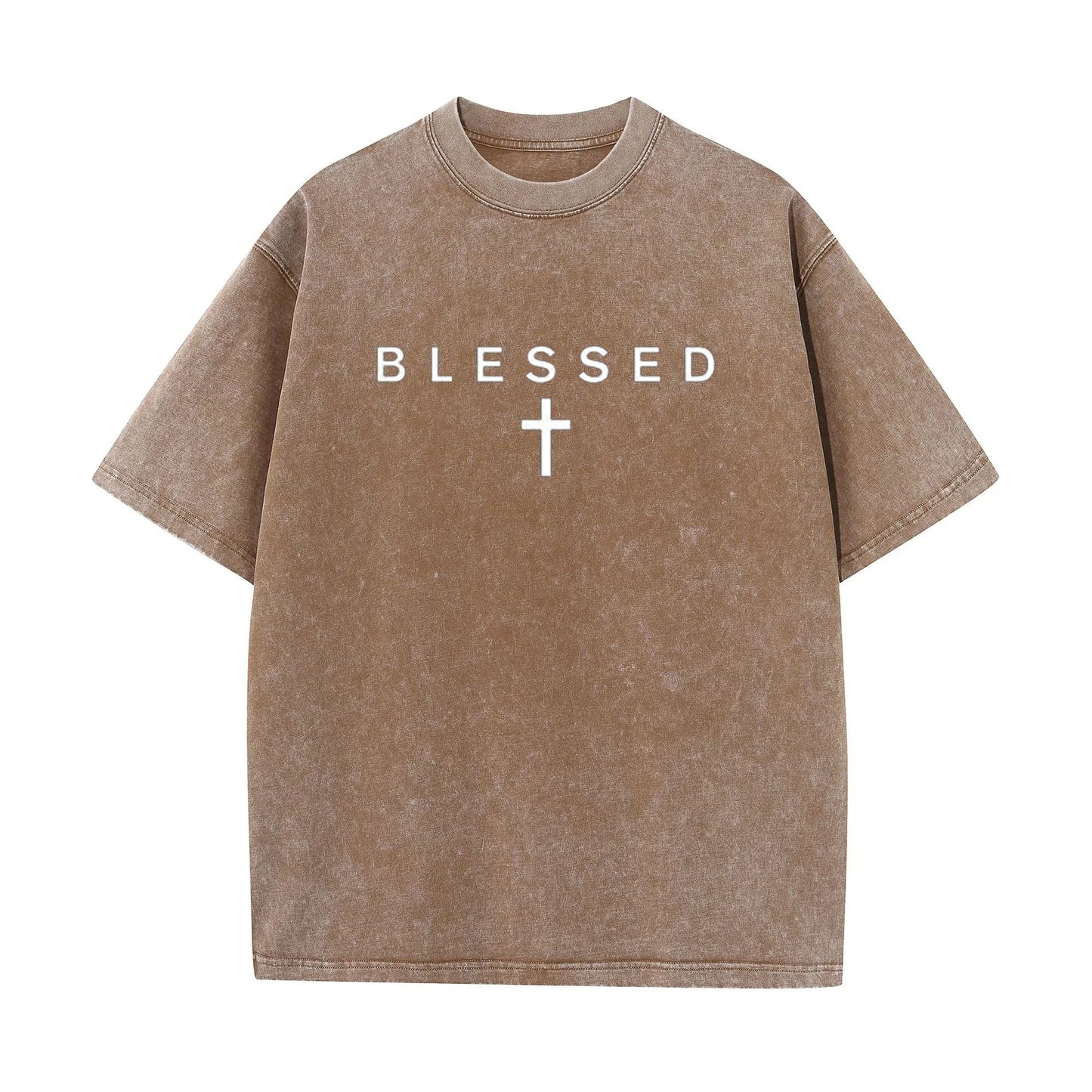 T-shirt foi chrétienne unisexe – design croix et message biblique inspirant