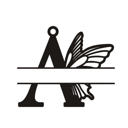 Collier Prénom Personnalisé Papillon – Acier Inoxydable Femme