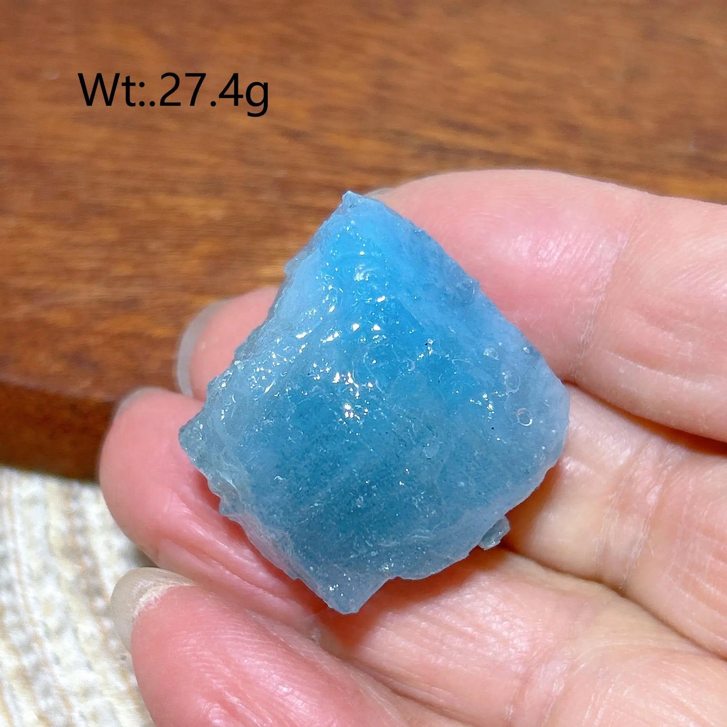Pierre Brute d’Aigue-Marine Naturelle – Cristal Reiki, Énergie Minérale & Décoration Spirituelle