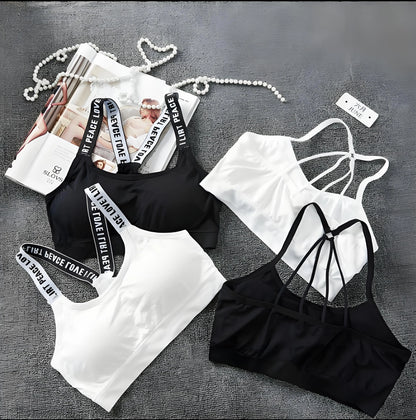 Brassière de Sport Femme Sans Couture – Push-Up & Respirante