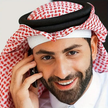 Turban et keffieh musulman avec bonnet de prière – couvre-chef islamique pour homme