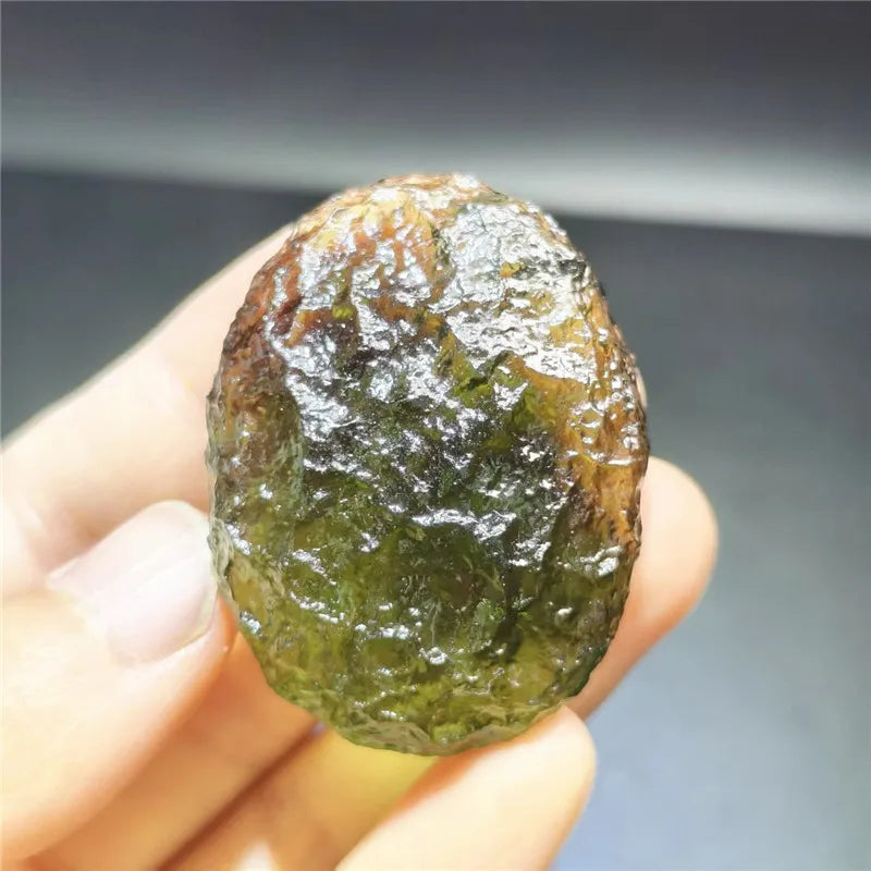 Pierre de Moldavite naturelle verte 5-25 g – Cristal minéral tchèque pour pendentif et collection