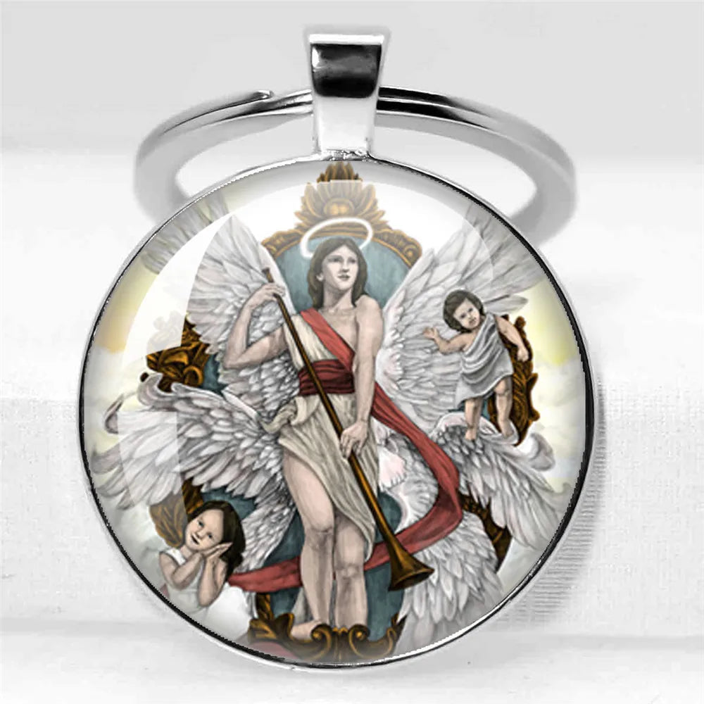 Porte-clés Archange Saint Michel / Protection Chrétienne