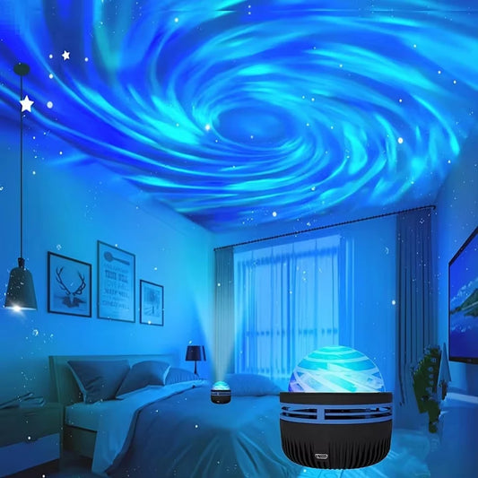 Projecteur LED Galaxy – Ciel Étoilé Multicolore | Lampe de Nuit Relaxante & Déco Chambre