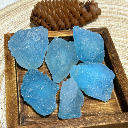 Pierre Brute d’Aigue-Marine Naturelle – Cristal Reiki, Énergie Minérale & Décoration Spirituelle
