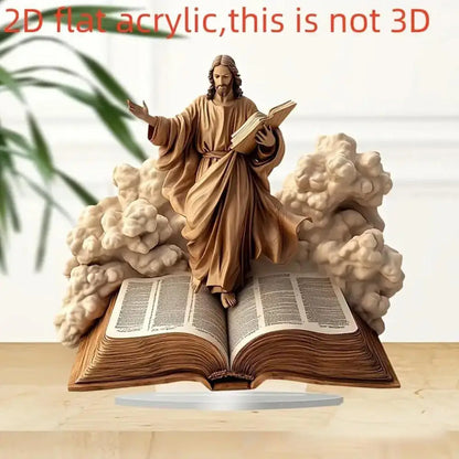 Décoration Naissance de Jésus – Centre de Table Acrylique 2D Brillant