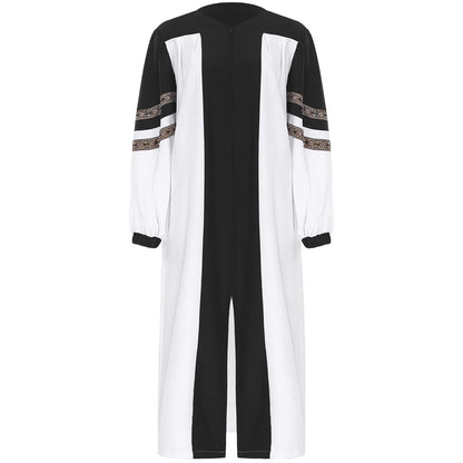 Robe de pasteur unisexe pour église et chorale – costume chrétien à manches longues