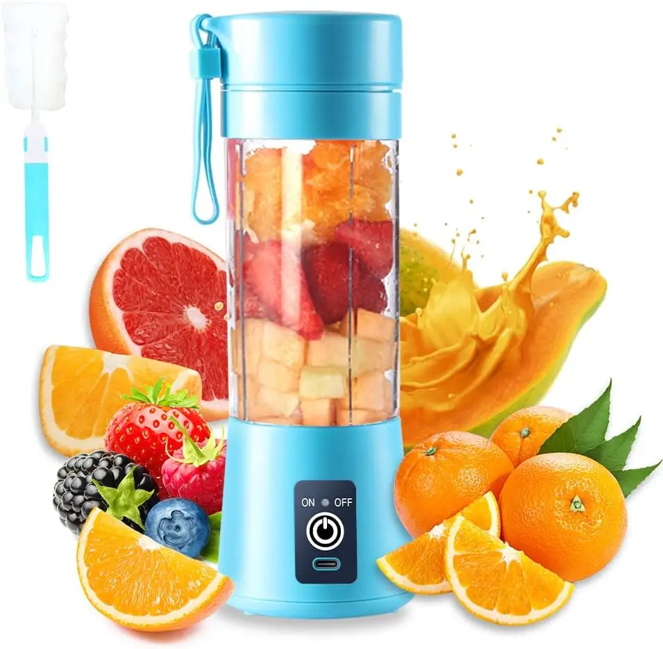 Blender Portable USB 380ml – Mixeur Rechargeable Smoothie & Jus Frais en Quelques Secondes