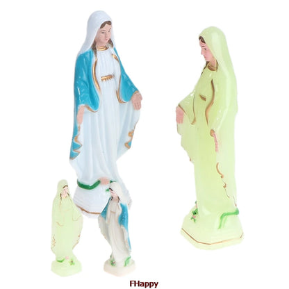 Statue Vierge Marie Catholique  (6,5 cm / 15 cm)