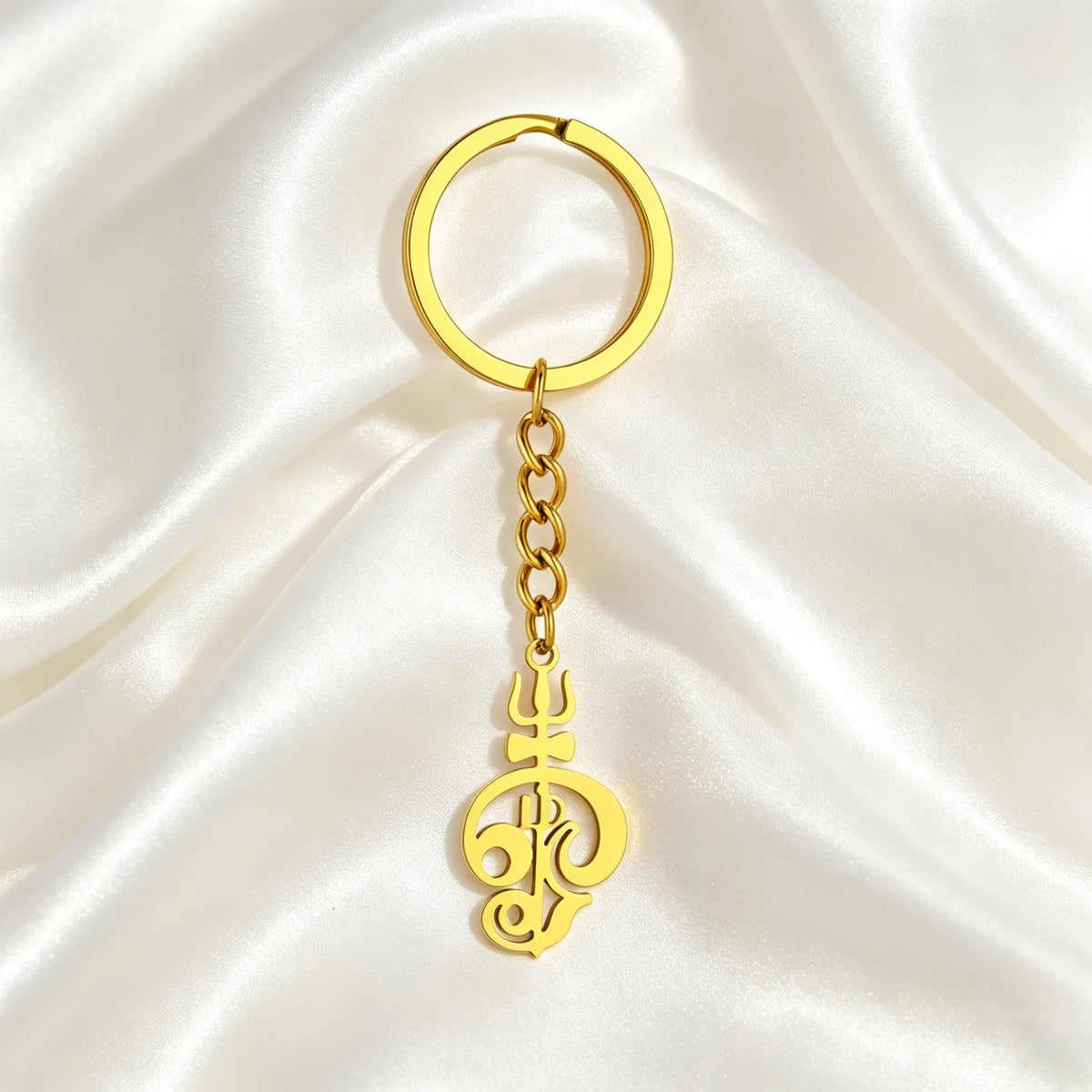 Porte-clés Om Aum – Symbole hindou unisexe