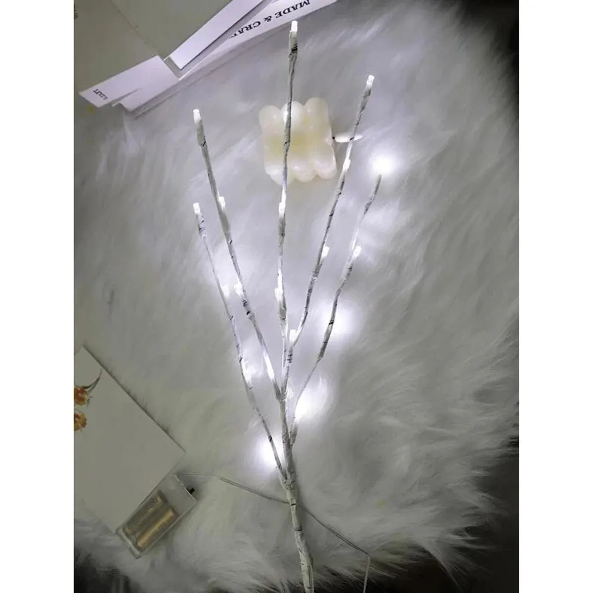 Guirlande Lumineuse Branches de Bouleau – 20 LED sur Piles |