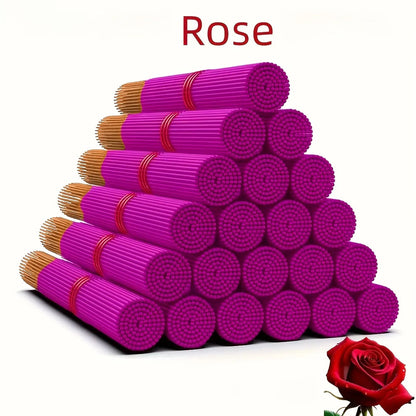 110 bâtons d’encens parfumés Himalaya – lavande, rose, sauge blanche, agarwood et santal