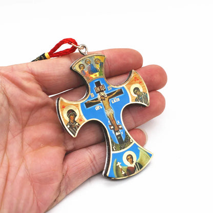 Croix Orthodoxe en Bois