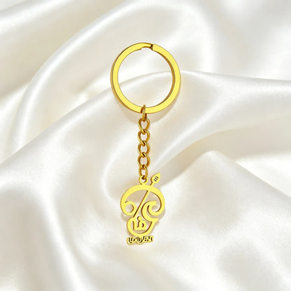 Porte-clés Om Aum – Symbole hindou unisexe