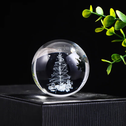 Boule Cristal 3D Système Solaire LED – Globe Planètes Gravé au Laser – Décoration Astronomie & Cadeau