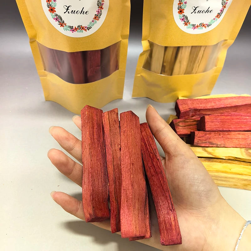 Bâtons de Palo Santo Naturel – Encens Spirituel pour Yoga, Méditation et Aromathérapie | Lot de 10