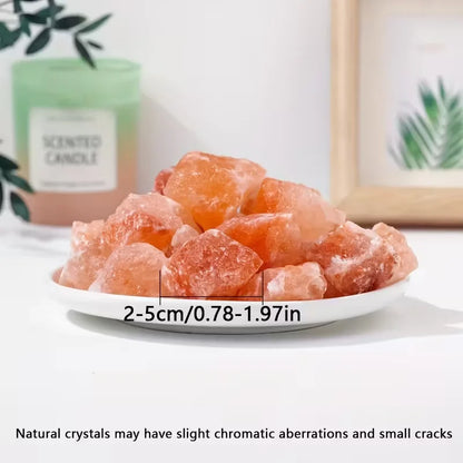Pierre de sel rose de l’Himalaya naturelle – cristal brut spirituel pour purification et décoration