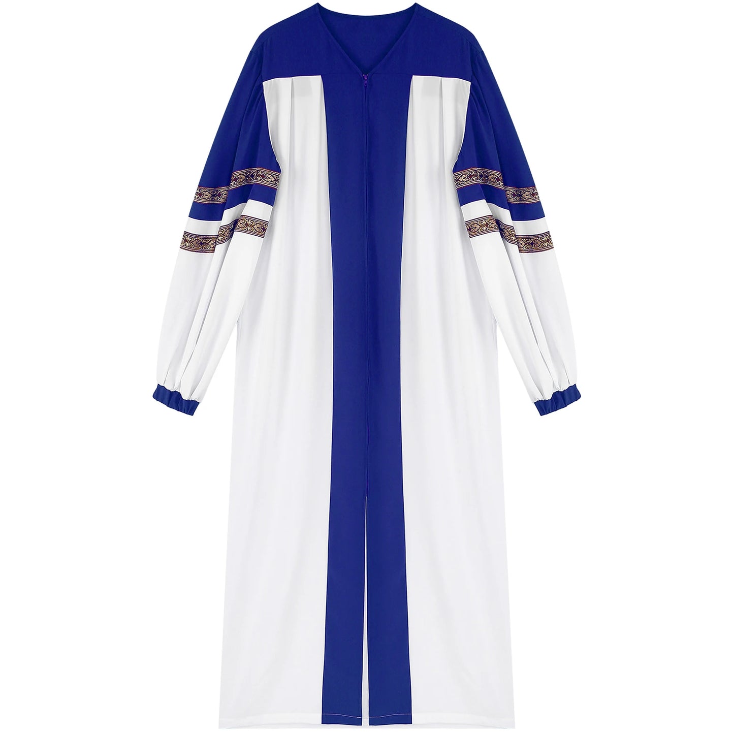 Robe de pasteur unisexe pour église et chorale – costume chrétien à manches longues
