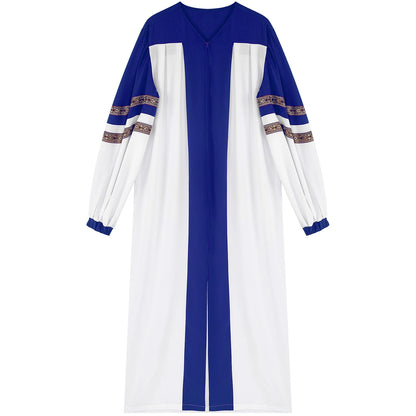 Robe de pasteur unisexe pour église et chorale – costume chrétien à manches longues
